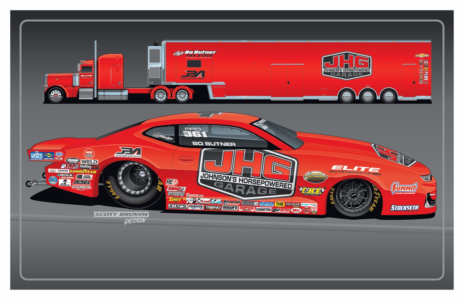 Bo Butner Johnson's Horsepowered Garage NHRA Pro Stock 2023