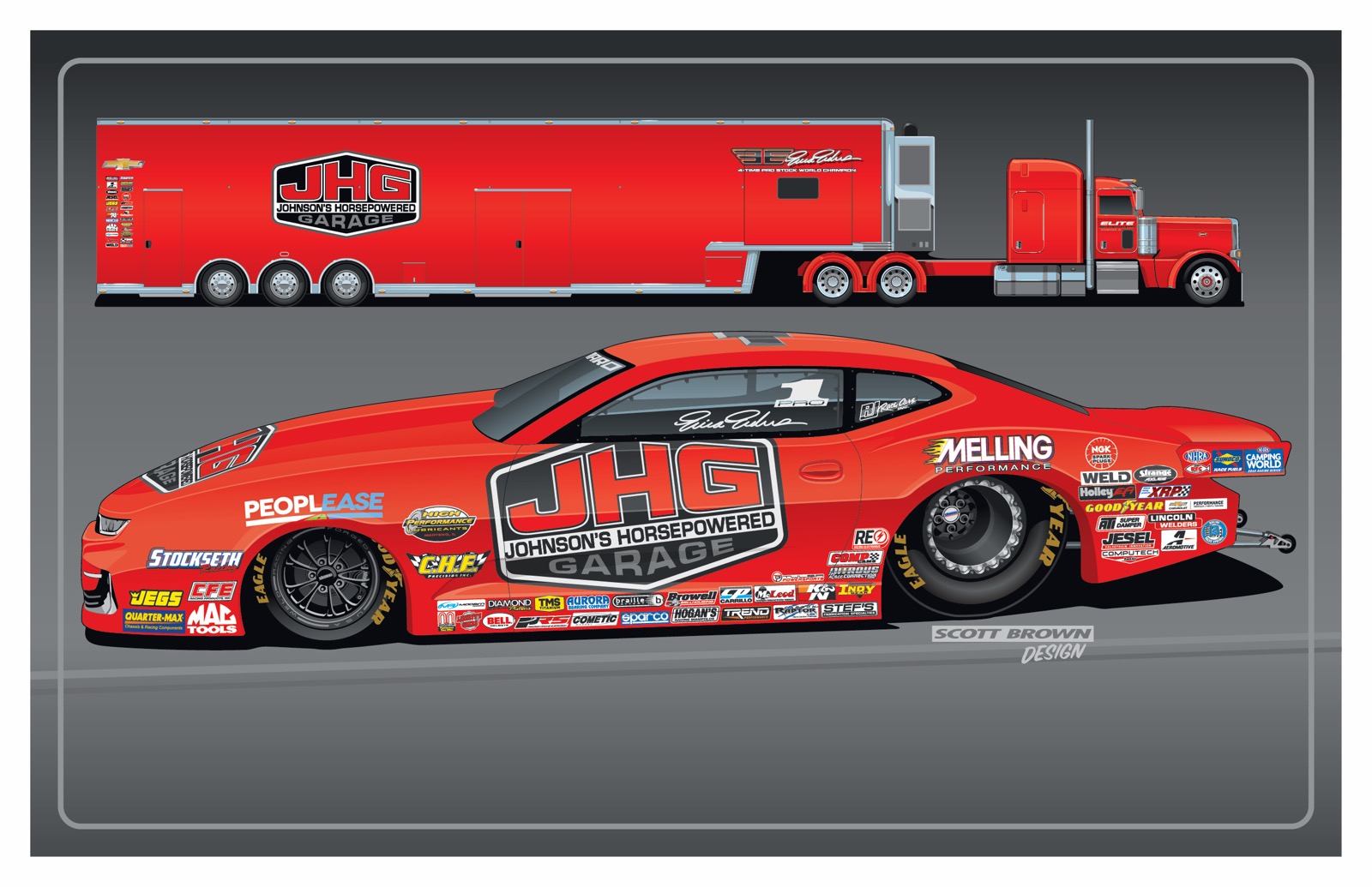 Erica Enders Johnson's Horsepowered Garage NHRA Pro Stock 2023