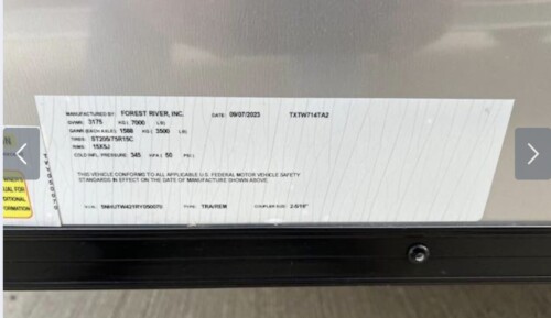 2024 Forest River 18' V-Nose Motorcycle/ATV Tag Trailer, Available Today - Image 10