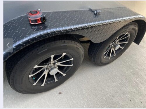 2024 Forest River 18' V-Nose Motorcycle/ATV Tag Trailer, Available Today - Image 5
