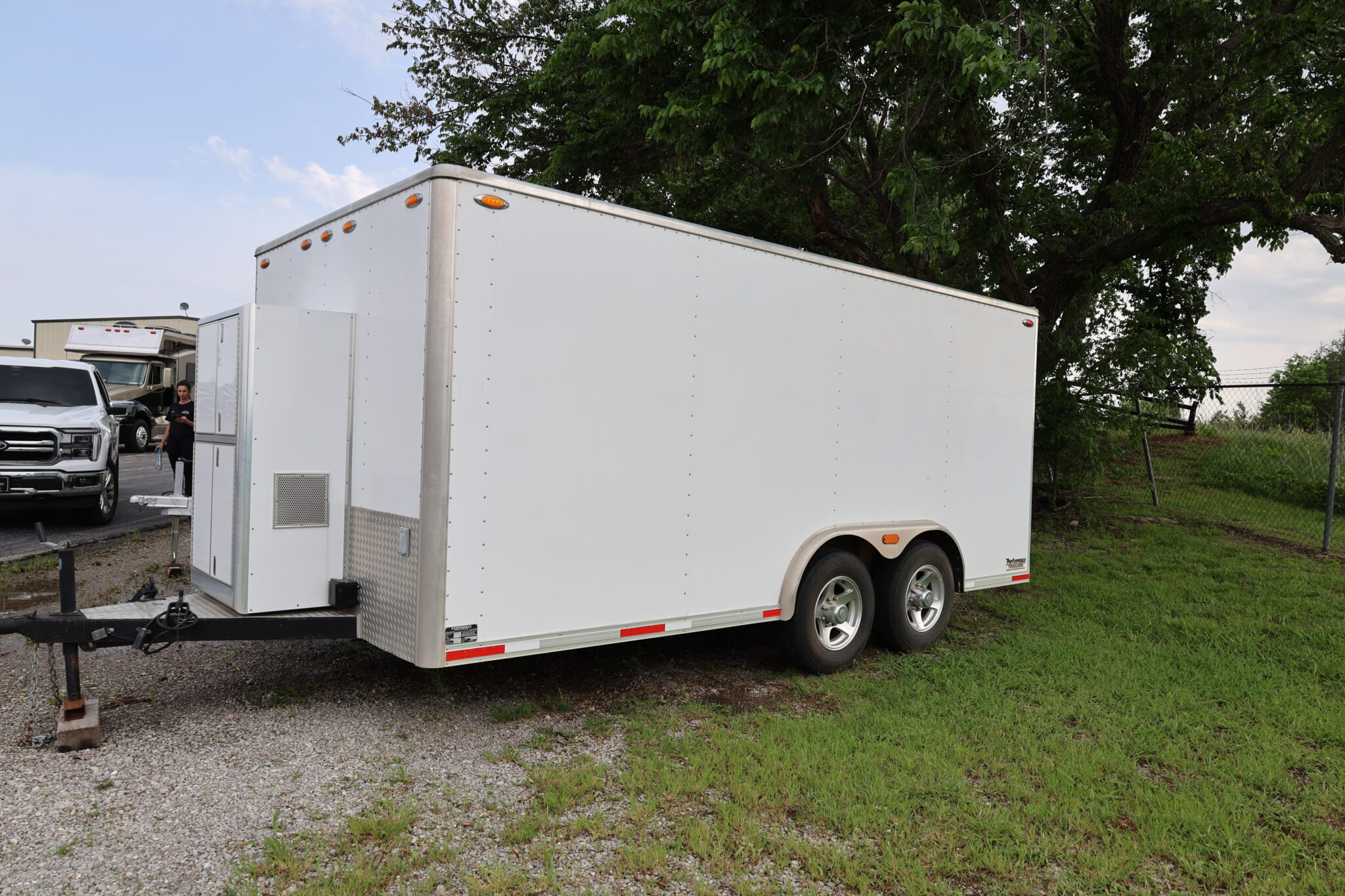 IMG_3515 2015 Performax 16' Motorcycle/Toy/Side By Side Trailer, Generator, Air Compressor, Available Today - Image 1