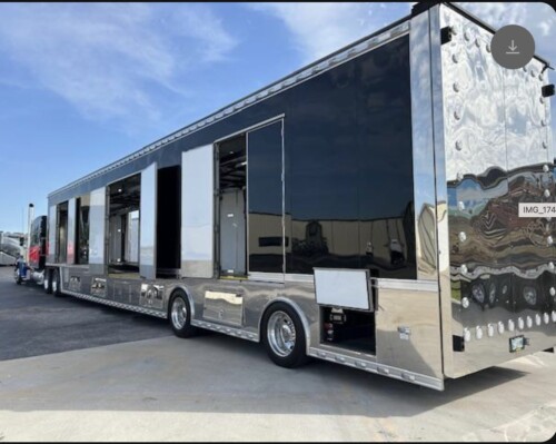 2022 Competition Custom Auto Transport, Hydraulic Tilt Lift Gate & Moveable Decks - Image 2
