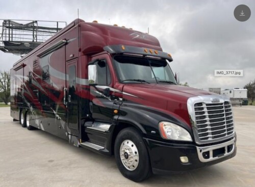 2013 Renegade 5 Slide rear Bunk Bed Model 3600MX, 600HP Cummins, 66K Miles