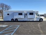 2025 NRC Quad Slide Cascadia Entertainer Bath 1/2 Floor Plan, 600HP, Pristine - Image 2