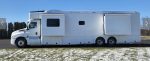 2025 NRC Quad Slide Cascadia Entertainer Bath 1/2 Floor Plan, 600HP, Pristine - Image 6
