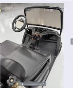 New Yamaha Gas Cart, Fold Down Rear Seat, Windshield, Tow Strap Bracket, Available Today - Image 3