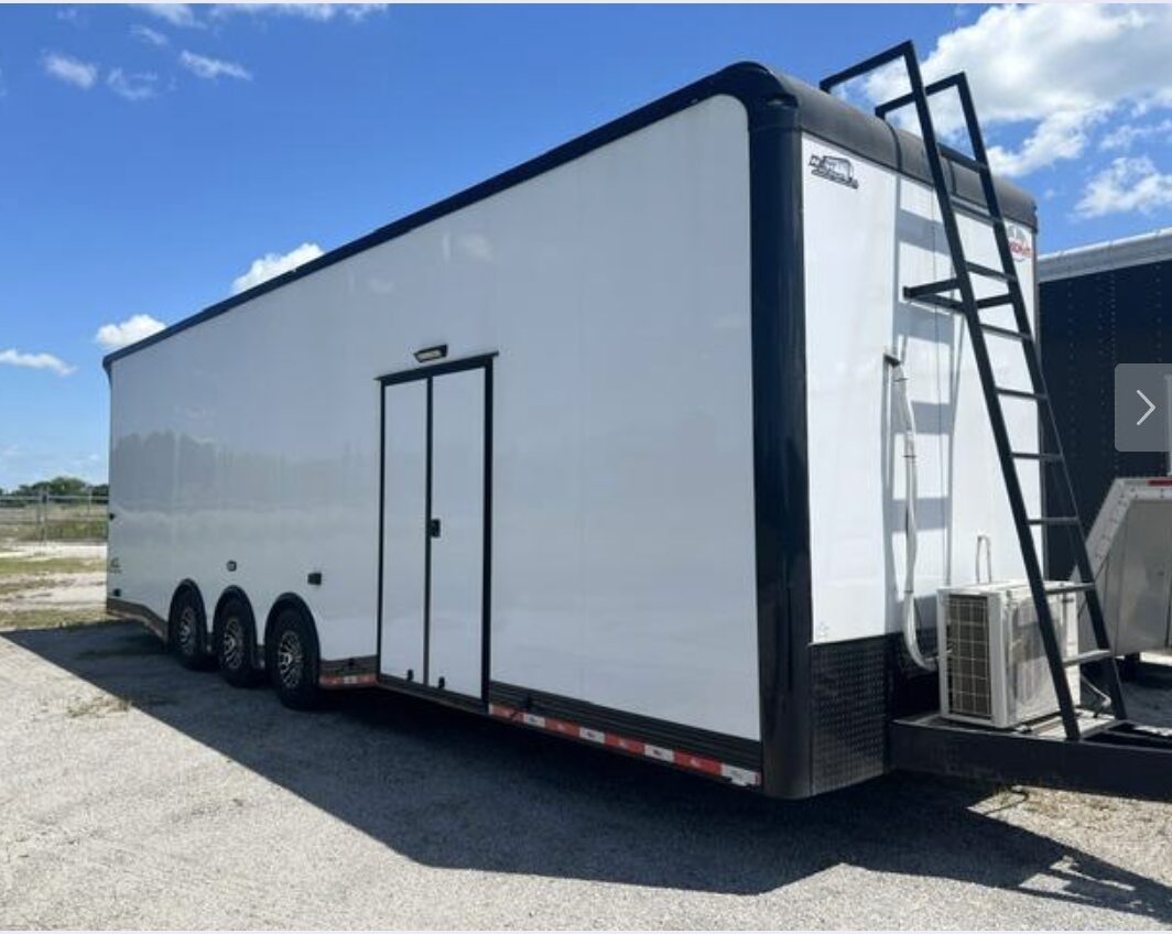 cs1.jpg 2023 Forest River Cargo Mate 32' Tag, A/C, Triple Axel, Lots of Cabinets, Available Today - Image 1