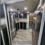 2005 Aluminum Transporter, Living Quarters, Tilt Lift Gate, Will Carry 2 Cars & Tow Vehicle - Image 4