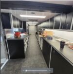 2005 Aluminum Transporter, Living Quarters, Tilt Lift Gate, Will Carry 2 Cars & Tow Vehicle - Image 9